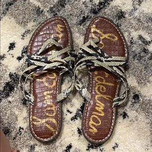 Sam Edelman snakeskin sandals